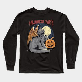 Halloween Party - Cat Costume Long Sleeve T-Shirt